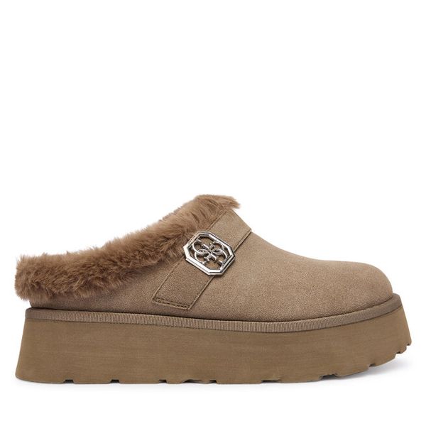 Śniegowce Guess. Brązowe trapery i śniegowce Guess. Za 369.99 zł.