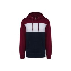 Bluza z kapturem Kariban. Białe bluzy KARIBAN, s, bez wzorów, z bawełny, z kapturem. Za 234.50 zł.