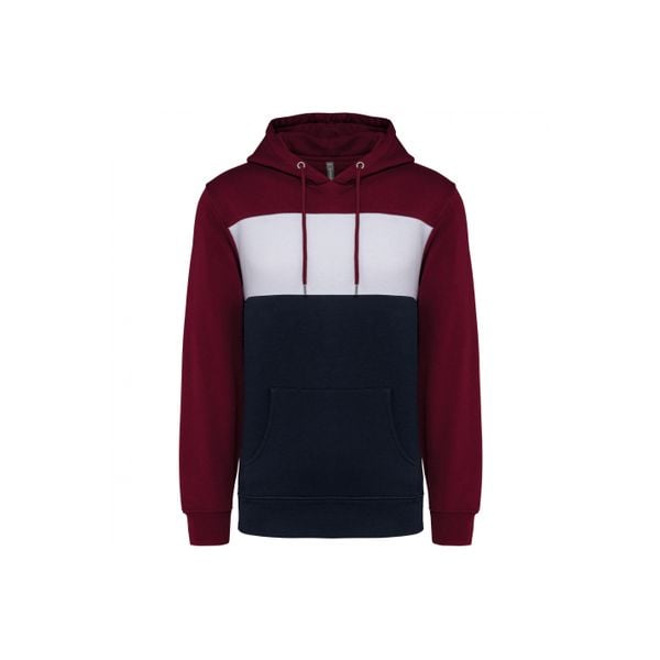Bluza z kapturem Kariban. Białe bluzy KARIBAN, l, bez wzorów, z bawełny, z kapturem. Za 234.50 zł.