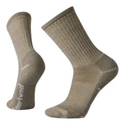 Skarpety trekkingowe Smartwool Hike Classic Edition Light Cushion Crew. Brązowe skarpety Smartwool, bez wzorów. Za 85.99 zł.