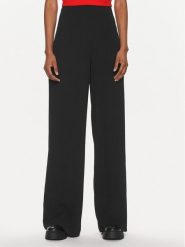 Calvin Klein Jeans Spodnie materiałowe Chiffon J20J223321 Czarny Wide Leg. Czarne spodnie materiałowe Calvin Klein Jeans, s, bez wzorów, z jeansu. Za 249.99 zł.