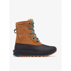 Buty zimowe damskie Columbia Moritza Shield Omni-Heat. Brązowe trekkingi Columbia, trekkingowe. Za 373.99 zł.