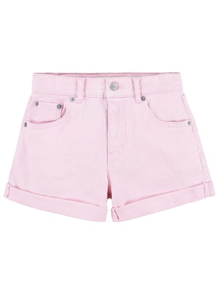 Levi's Kids Szorty dżinsowe w kolorze jasnoróżowym rozmiar: 152. Różowe szorty Levi's Kids, z aplikacjami, ze skóry, klasyczne. Za 101.23 zł.