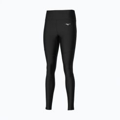 Legginsy do biegania damskie Mizuno Impulse Core Long. Czarne legginsy Mizuno, s, bez wzorów, z elastanu, do biegania. Za 139.99 zł.