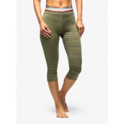Legginsy termiczne damskie Ortovox 185 Rock N Wool Short Pants. Zielone bielizna sportowa ORTOVOX, m, bez wzorów. Za 387.99 zł.