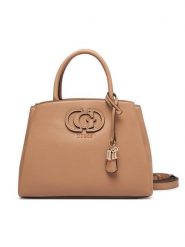 Guess Torebka Isola HWBG99 05060 Beżowy. Brązowe torebki klasyczne Guess, z aplikacjami, ze skóry, bez dodatków. Za 634.99 zł.