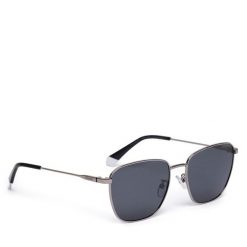 Okulary przeciwsłoneczne Polaroid. Czarne okulary przeciwsłoneczne Polaroid, bez wzorów. Za 229.99 zł.