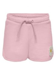 KIDS ONLY Szorty dresowe "Ginnie" w kolorze jasnoróżowym rozmiar: 128. Różowe szorty KIDS ONLY, z aplikacjami, z bawełny. Za 43.78 zł.
