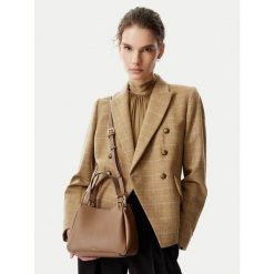 Torebka Furla. Brązowe torebki klasyczne Furla, bez wzorów, bez dodatków. Za 1,439.00 zł.