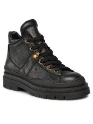 See By Chloé Botki SB41080A Czarny. Czarne botki See By Chloé, bez wzorów, ze skóry, bez obcasa, na płaskiej podeszwie, bez zapięcia. Za 2,339.00 zł.