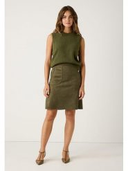 More & More Spódnica w kolorze khaki rozmiar: 34. Brązowe spódnice More & More, na co dzień, bez wzorów, mini, proste. Za 131.12 zł.