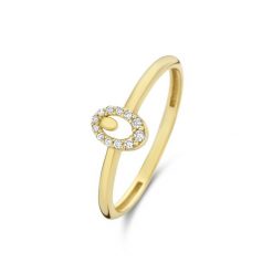Beloro Pierścionek Beloro Jewels Monte Napoleone Leontina złoty - 9-karatowe złoto Pierścionki 1 ct Damski. Żółte pierścionki Beloro, z cyrkonią, złote. Za 425.99 zł.