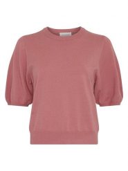 MOSS COPENHAGEN Sweter w kolorze jasnoróżowym rozmiar: XS/S. Różowe swetry Moss Copenhagen, s, bez wzorów, bez ramiączek. Za 184.95 zł.