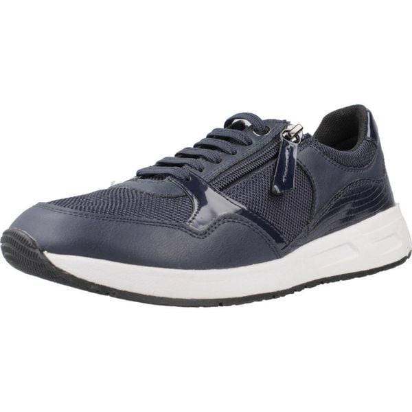 Buty GEOX D BULMYA Niebieski. Niebieskie trekkingi Geox, z syntetyku, trekkingowe. Za 240.99 zł.