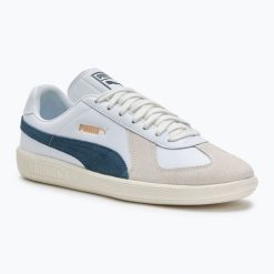 Buty PUMA Army Trainer pumawarm night. Białe obuwie sportowe Puma, bez zapięcia. Za 209.99 zł.