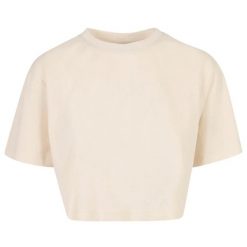 Krótka Koszulka Damska Oversize Crop. Brązowe bluzki Urban Classics, xl, bez wzorów, sportowe, bez kołnierzyka, bez ramiączek. Za 54.99 zł.