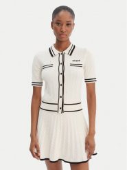 Guess Kardigan V6RR02 Z4652 Écru Regular Fit. Kardigany Guess, xl, z aplikacjami, z syntetyku. Za 399.99 zł.