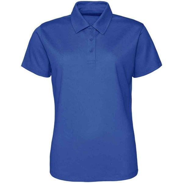 Damska Koszulka Polo. Niebieskie bluzki JUST COOL, bez wzorów, bez kołnierzyka, bez ramiączek. Za 64.99 zł.