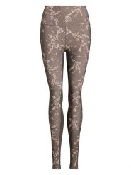 Rethinkit Legginsy sportowe "Beth" w kolorze szarobrązowym rozmiar: M. Brązowe legginsy Rethinkit, m, bez wzorów, z materiału, z podwyższonym stanem. Za 197.95 zł.
