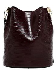 Maison héritage PARIS Skórzana torebka "Bruna" w kolorze bordowym - 23 x 26,5 x 16 cm rozmiar: onesize. Czerwone torby na ramię Maison héritage PARIS, bez wzorów, z materiału, na ramię, bez dodatków. Za 348.90 zł.