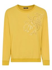 Olsen Bluza w kolorze żółtym rozmiar: 44. Żółte bluzy Olsen, bez wzorów, bez kaptura. Za 124.95 zł.