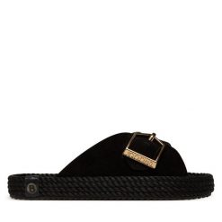 Klapki Bohonomad. Czarne klapki Bohonomad, bez wzorów, bez obcasa. Za 259.99 zł.