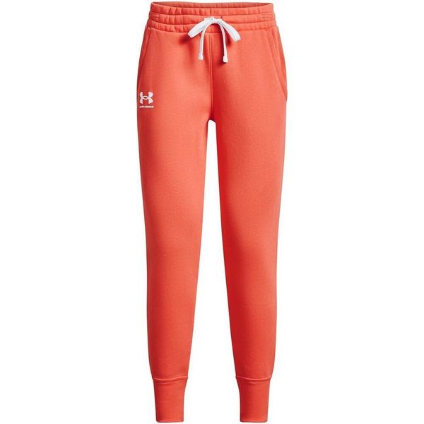 Spodnie Do Biegania Rival Fleece Dla Kobiet. Brązowe spodnie dresowe Under Armour, bez wzorów, do biegania. Za 302.99 zł.