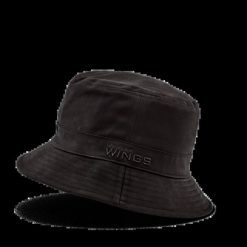 Bucket Hat WINGS UNLEASH bawełniany kapelusz BLACK. Czarne kapelusze Wings, bez wzorów, z bawełny. Za 49.90 zł.