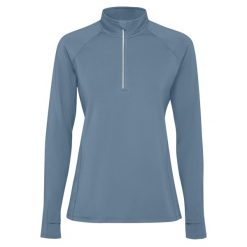 Bluza Z Długim Rękawem Dla Pań I Panów Estambul Quarter Zip. Niebieskie bluzy ROLY, bez wzorów, bez kaptura. Za 86.99 zł.