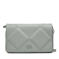 Torebka Calvin Klein. Szare listonoszki Calvin Klein, bez wzorów, bez dodatków. Za 749.99 zł.