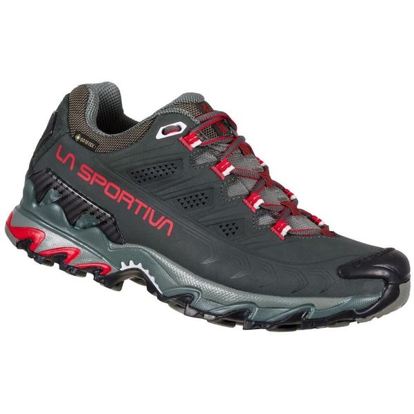 Buty sportowe La Sportiva Ultra Raptor II GTX damskie szare. Fioletowe obuwie sportowe La Sportiva, z materiału, bez zapięcia, trekkingowe. W wyprzedaży za 776.35 zł.