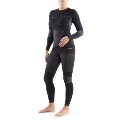 Komplet bielizny termoaktywnej narciarskiej damskiej Viking Ilsa. Czarne bielizna sportowa Viking, l, bez wzorów. Za 139.99 zł.