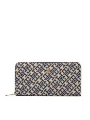 Tommy Hilfiger Portfel Th Icon Lrg Za Jacquard AW0AW18796 Granatowy. Niebieskie portfele TOMMY HILFIGER, bez wzorów, z materiału. Za 309.99 zł.