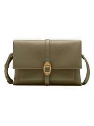 COCCINELLE Skórzana torebka w kolorze khaki - 24 x 17 x 10 cm rozmiar: onesize. Brązowe torby na ramię Coccinelle, bez wzorów, z materiału, na ramię, bez dodatków. Za 726.48 zł.