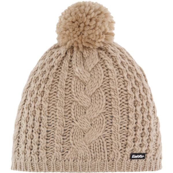 Czapka Eisbar Afra Pompon MÜ. Brązowe czapki Eisbar, bez wzorów, z materiału. Za 150.00 zł.