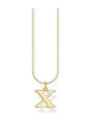 Thomas Sabo Pozłacany naszyjnik z zawieszką - dł. 45 cm rozmiar: onesize. Żółte naszyjniki Thomas Sabo, pozłacane. Za 209.95 zł.