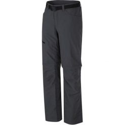 Hannah spodnie outdoorowe Kirolle Dark Shadow 38. Szare spodnie sportowe Hannah, bez wzorów, z materiału. W wyprzedaży za 179.00 zł.