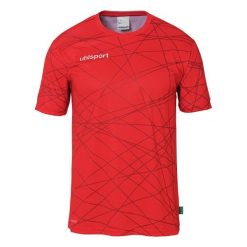 Koszulka Uhlsport Prediction. Białe bluzki Uhlsport, bez wzorów, z jersey, sportowe, bez kołnierzyka, bez ramiączek. Za 180.00 zł.