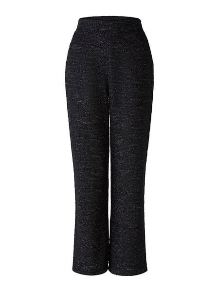 Oui Spodnie w kolorze czarnym rozmiar: 42. Czarne spodnie materiałowe Oui, na co dzień, bez wzorów, z materiału. Za 126.99 zł.