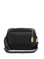 Anna Morellini Skórzana torebka "Berta" w kolorze czarnym - 28 x 20 x 10 cm rozmiar: onesize. Czarne torby na ramię Anna Morellini, bez wzorów, z materiału, na ramię, bez dodatków. Za 260.99 zł.