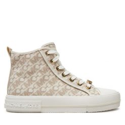 Trampki MICHAEL Michael Kors. Brązowe trampki MICHAEL Michael Kors, bez wzorów, bez zapięcia. Za 509.99 zł.