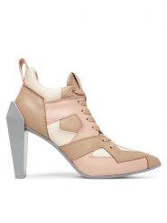 United Nude Półbuty Gem Sneaker Hi 1096386116 Beżowy. Brązowe czółenka United Nude, bez wzorów, ze skóry, bez obcasa, na obcasie, bez zapięcia. Za 1,769.00 zł.