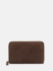 Liebeskind Berlin Skórzany portfel w kolorze brązowym - 15 x 9 x 2 cm rozmiar: onesize. Brązowe portfele Liebeskind Berlin, bez wzorów, z materiału. Za 255.94 zł.