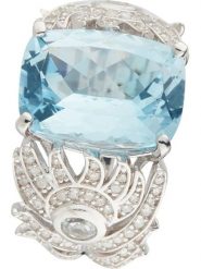 DIAMOND & CO Złoty pierścionek "Toliara" z diamentami i topazami rozmiar: 52. Niebieskie pierścionki Diamond & Co, z diamentem, złote. Za 5,132.99 zł.