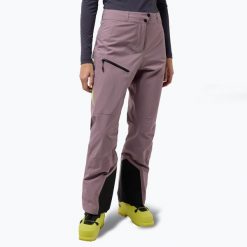 Spodnie skiturowe damskie Jack Wolfskin Alpspitze Tour 3L. Czerwone spodnie narciarskie Jack Wolfskin, l, bez wzorów, narciarskie. Za 1,079.00 zł.