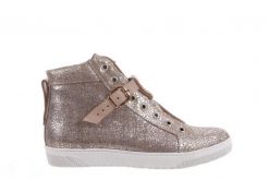 Trampki Bayla-156 4079 Diamonds Grey Buewax Coco, Złoto, Skóra naturalna - 39. Żółte trampki Bayla, bez wzorów, ze skóry, przed kolano, bez zapięcia. W wyprzedaży za 89.10 zł.