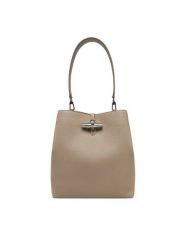 Longchamp Torebka 10281HFP Beżowy. Brązowe torebki klasyczne Longchamp, bez wzorów, ze skóry, bez dodatków. Za 2,639.00 zł.