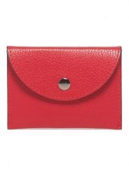 Victor & Hugo Paris Skórzane etui "Alina" w kolorze czarnym na karty - 19 x 10 x 1 cm rozmiar: onesize. Czerwone portfele Victor & Hugo Paris, bez wzorów, z materiału. Za 91.77 zł.