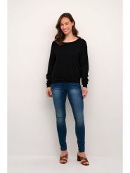Cream Sweter "Dela" w kolorze czarnym rozmiar: S. Czarne swetry Cream, s, bez wzorów, bez ramiączek. Za 86.37 zł.