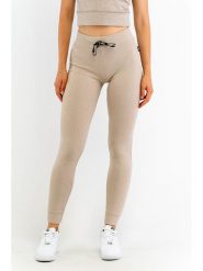 Stronger Legginsy "Cush" w kolorze beżowym rozmiar: M. Brązowe legginsy Stronger, m, bez wzorów. Za 116.45 zł.
